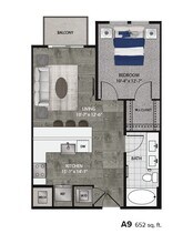 A9 Essential Housing 312 floor plan